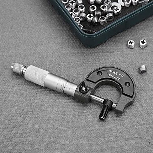 Measuring Range0-25mm Outside Micrometer Metric Carbide Gauge Standards Caliper Measurement Tools Teaching Steel Engraving in Kuwait