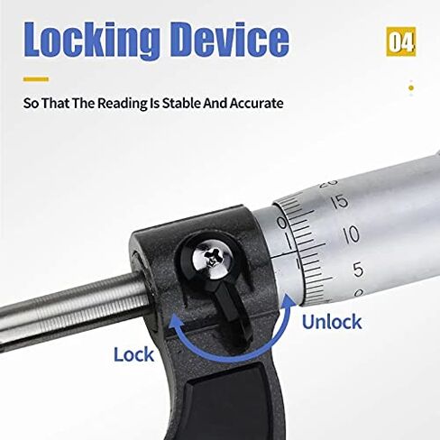 Measuring Range0-25mm Outside Micrometer Metric Carbide Gauge Standards Caliper Measurement Tools Teaching Steel Engraving in Kuwait
