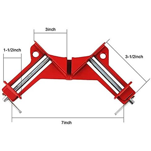 Multifunction 90 Degree Right Angle Clip Folder Picture Frame Corner Clamp Quick Fixed Clamps Holder Woodworking Tool in Kuwait