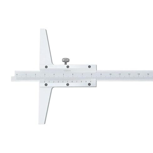 Deep Vernier Caliper 0-150mm High Precision Stainless Steel Depth Gauge 0.02mm Resolution Measuring Tool in Kuwait