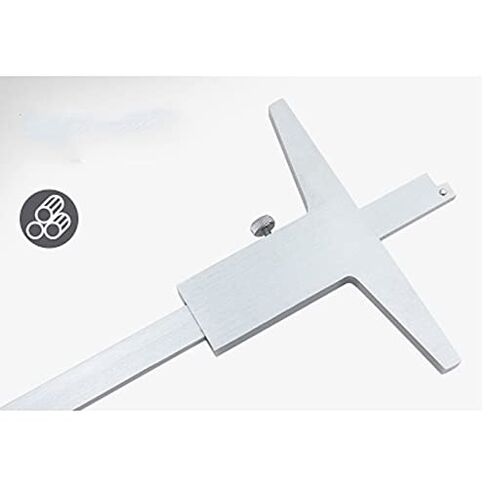 Deep Vernier Caliper 0-150mm High Precision Stainless Steel Depth Gauge 0.02mm Resolution Measuring Tool in Kuwait