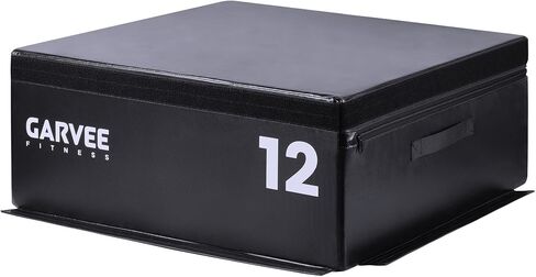 Stackable Plyo Box 6/12/20 Inch, Adjustable Plyometric Jump Box, Soft Foam Step Up Boxes for Home Gym Workouts, Soft Plyo Box for Professional Strength, HIIT, Step-Ups, and Training in Kuwait