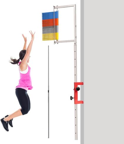 Wall Mounted Vertical Jump Measurement Tool, Adjustable Height Vertical Jump Measuring Device, 27.5"-47" Wall Mounted Vertical Jump Trainer,Used for Basketball and Volleyball High in Kuwait
