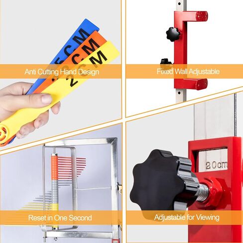 Wall Mounted Vertical Jump Measurement Tool, Adjustable Height Vertical Jump Measuring Device, 27.5"-47" Wall Mounted Vertical Jump Trainer,Used for Basketball and Volleyball High in Kuwait
