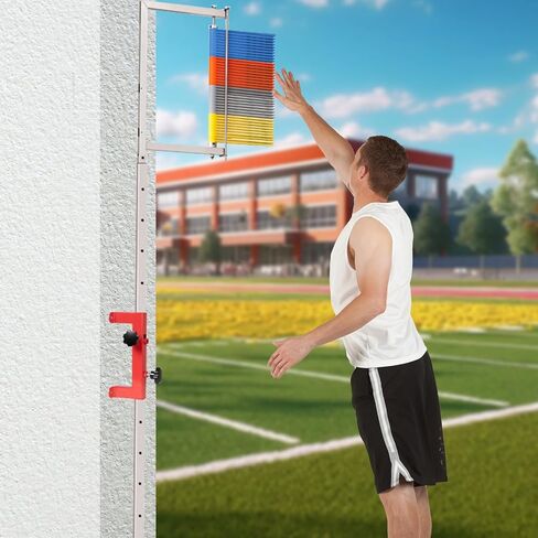 Wall Mounted Vertical Jump Measurement Tool, Adjustable Height Vertical Jump Measuring Device, 27.5"-47" Wall Mounted Vertical Jump Trainer,Used for Basketball and Volleyball High in Kuwait