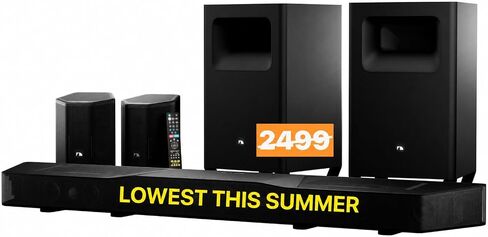 Shockwafe 9.2.4 Dolby Atmos/DTSX Surround Soundbar Sys-Dual 10" Subs*1300W in Kuwait