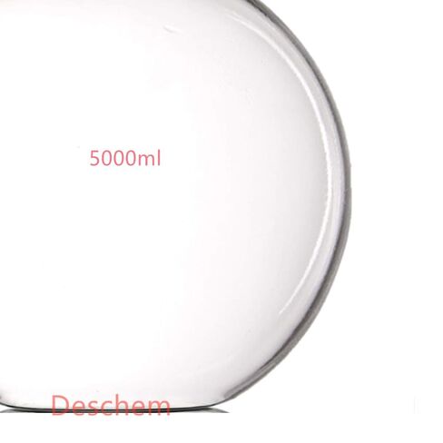 5000ml,1-Neck,24/40,Plat Bottom Glass Flask,5L,Lab Flat Reaction Bottle in Kuwait