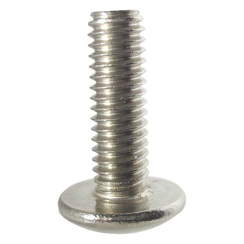 8-32 x 3/8" Truss Head Machine Screws, Full Thread, Phillips Drive, Stainless Steel 18-8, Bright Finish, Machine Thread, Quantity 100 Pieces By Fastenere in Kuwait