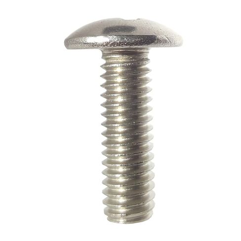 8-32 x 3/8" Truss Head Machine Screws, Full Thread, Phillips Drive, Stainless Steel 18-8, Bright Finish, Machine Thread, Quantity 100 Pieces By Fastenere in Kuwait