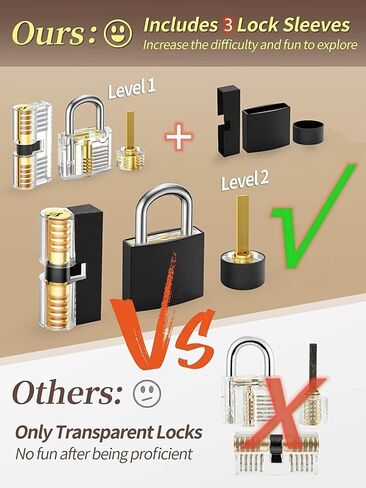 Waterproof Laminated Wide Long Shackle Keyed Alike Padlocks Set, Heavy Duty Pick 1-9/16" Steel Anti-Rust Locks, Multi-Purpose Picking Outdoor Security Lock Kit for Gate, Toolbox, Fence, Storage in Kuwait