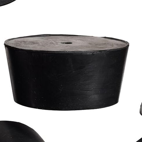 WidgetCo #11 Rubber Stoppers, Rubber Plugs, Tapered, Industrial Grade with 1 hole (Qty 1) in Saudi Arabia