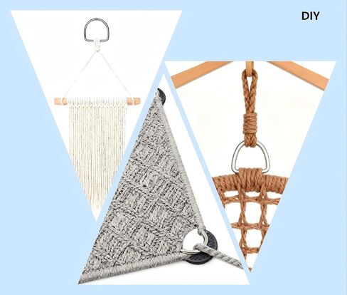 4 عبوات 304 حلقة شبه دائرية غير ملحومة، لإكسسوارات معدات التخييم، مجوهرات DIY (الأساور، المعلقات)، التجميع الصناعي، ديكور المنزل، معدات خارجية، مقاود الكلاب، رفع صناعي in Kuwait