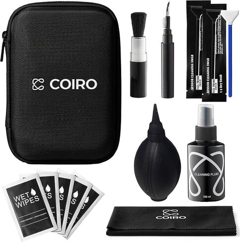 Camera Lens Cleaning Kit for DSLR and Sensitive Electronics, 9-in-1 Lens Cleaner Spray, Camera Pen, Blower, Wipes, Sensor Cleaner, Photographer Gifts & Accessories in Kuwait