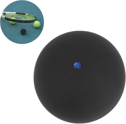 Single Dot Squash Ball Blue Dot Rubber High Elastic Beginner Practice and Competition Training Ball for Sports and Squash Racket Use in Kuwait