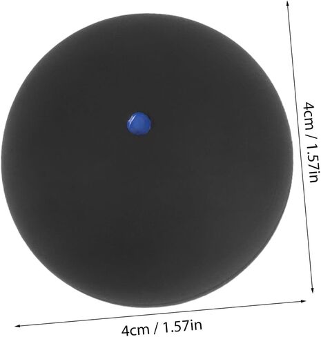 Operitacx Single Blue Dot Squash Ball Rubber Practice Training Ball for Beginner Competition in Professional Squash Racket Sports in Kuwait