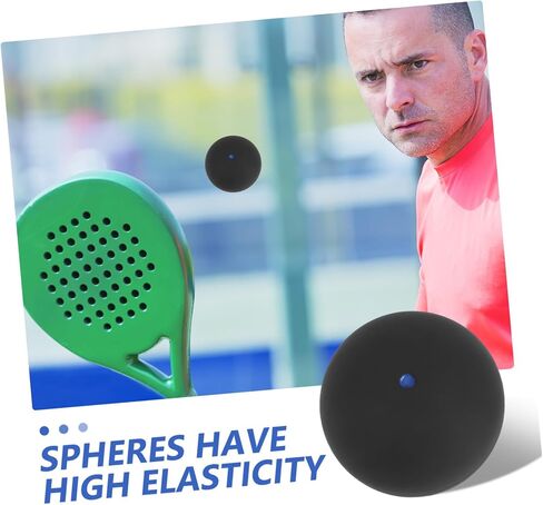 Operitacx Single Blue Dot Squash Ball Rubber Practice Training Ball for Beginner Competition in Professional Squash Racket Sports in Kuwait