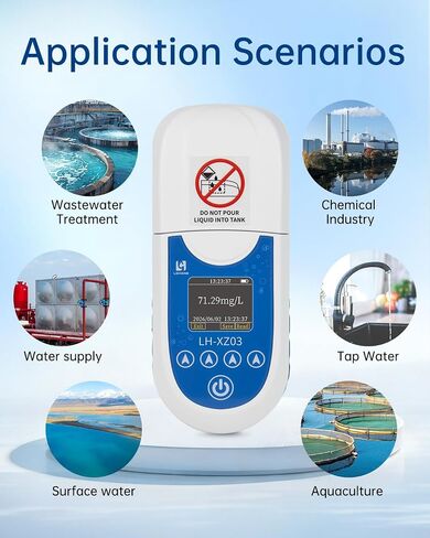 2-in-1 Turbidity & Suspended Solids Tester, ISO 7027 Compliant, Dual Path Detection Tech, Portable Turbidity & TSS Meter with Data Storage for Sewage, Measurement Range: 0–1000 NTU & 0–1000 mg/L in Kuwait