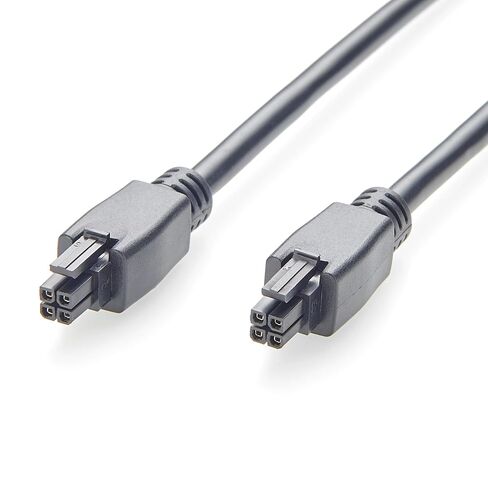 43025-0400 Micro-Fit 3.0 مجموعة كابلات المقبس صف مزدوج 4Pin Micro-Fit 3.0 أنثى إلى أنثى كابل الطاقة والإشارة متوافق مع 2451320420 (1PC، 2M/6.6FT) in Kuwait