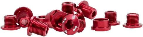 براغي سلسلة دراجة BMX من Box One - سبيكة 7075-T6 وكرومولي، خيط M8 x 0.75p، مفتاح ألين 5 مم، متوافق مع أي سلسلة/كرنك، بما في ذلك الثقوب الملولبة in Kuwait