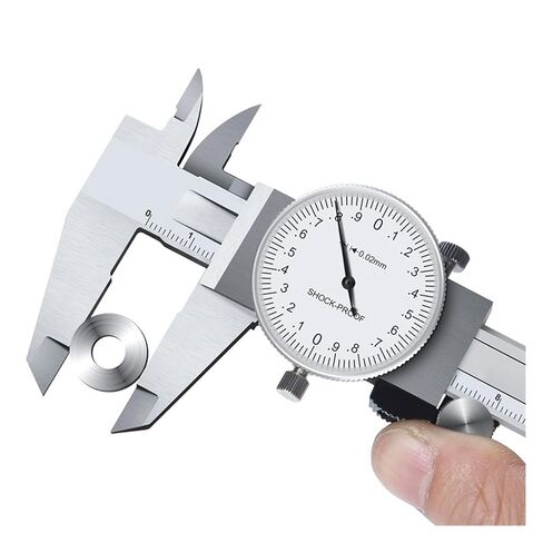 Dial Calipers High Precision Metal Vernier Shockproof Height Depth Inner Outer Diameter Tester Measuring Tools in Kuwait