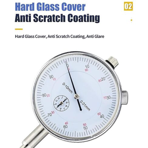 0.01mm Resolution Dial Indicator Magnetic Table Holder Stand Gauge Universal Stand Base Indicator Measurement Tool in Saudi Arabia