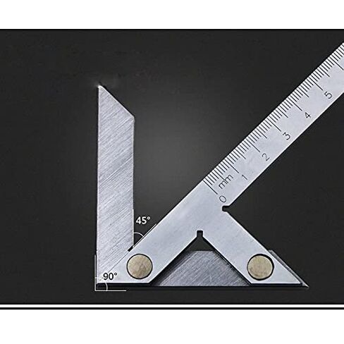 Center Gauge 100x70mm Marking Finding Measurement Caliper Angle Tool in Kuwait
