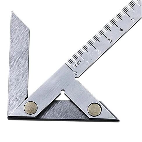 Center Gauge 100x70mm Marking Finding Measurement Caliper Angle Tool in Kuwait