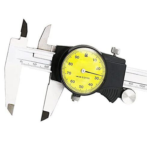 0-150 Mm Metric Gauge Measuring Tool Dial Vernier Caliper Shock-Proof 0.01 in Kuwait