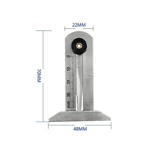 الفولاذ المقاوم للصدأ سيارة الإطارات فقي عمق قياس 0-30mm أداة قياس الفرجار in Kuwait