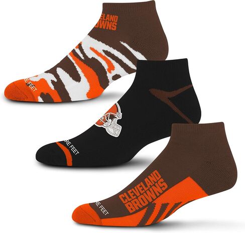 من أجل Bare Feet NFL للرجال Camo Boom 3 عبوات من جوارب الكاحل in Kuwait