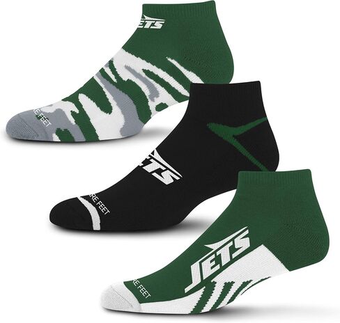 من أجل Bare Feet NFL للرجال Camo Boom 3 عبوات من جوارب الكاحل in Kuwait