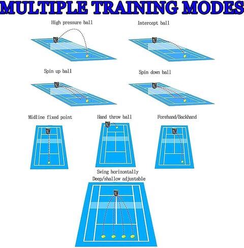 Remote Control Tennis Ball Serving Machine,Automatic Tennis Ball Thrower,Portable Tennis Training Equipment,Tennis Ball Machine,Tennis Pitching Machine in Saudi Arabia