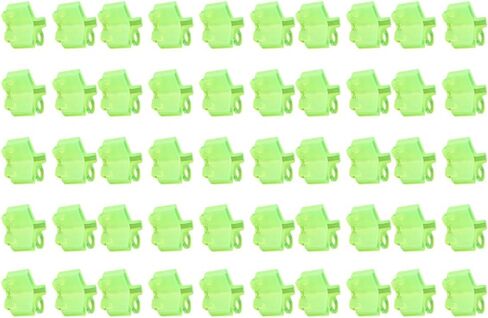 50PCS Treble Hook Protective Casing Polyethylene Safety Cover Fluorescent Green Bonnets in Kuwait