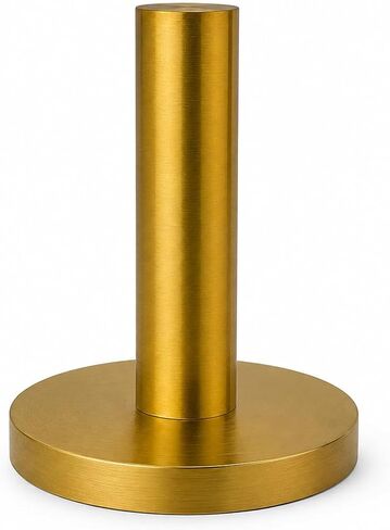 MY DRAP Napkin Roll Stand – Modern Metal Napkin Holder for Tabletop Use – Fits All MY DRAP Disposable Cloth Napkin Rolls – Elegant Dining & Entertaining Accessory - Gold finish in Kuwait