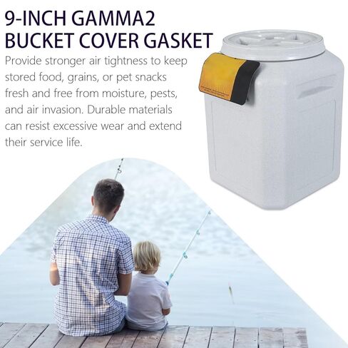 (عبوتان) سدادات حشية على شكل حلقة - بديل لأغطية Gamma2 Vittles Vault مقاس 10 بوصة (دلاء 3/5/6 جالون) in Kuwait
