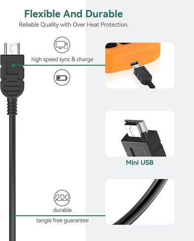 5ft Mini USB Charging Cable Compatible with Cygolite Streak 450 Bicycle Light Power Cord Lead in Kuwait