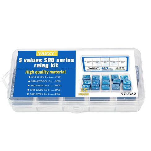 5 قيم * 3 قطعة = 15 قطعة مجموعات تتابع الطاقة 5 دبابيس DC SRD-05VDC-SL-C SRD-06VDC-SL-C SRD-09VDC-SL-C SRD-12VDC-SL-C SRD-24VDC-SL-C PCB التتابع 5V 6V 9V 12V 24V in Kuwait