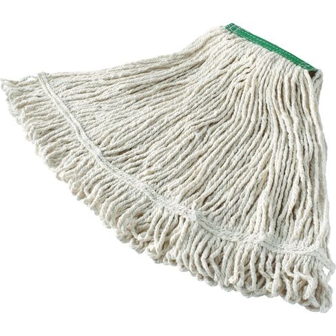 Rubbermaid Commercial Super Stitch Mop, Medium, White, 1" Band, Replacement Mop Head, Heavy Duty Quality, Commercial Grade in Kuwait