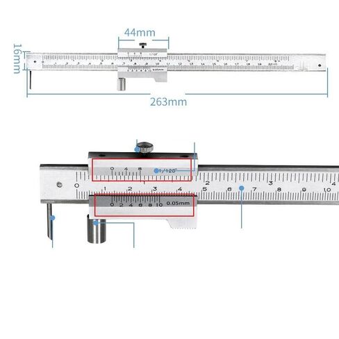 Marking Vernier Caliper with Carbide Scriber Stainless Steel Parallel Gauge Tool in Kuwait
