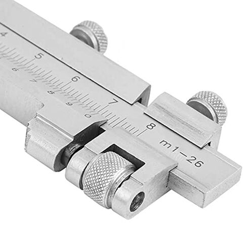 M1-26 Stainless Steel Gear Tooth Vernier Caliper Thickness Gauge Measuring Tools in Kuwait