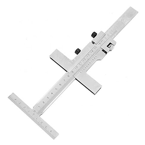 T-Type Vernier Caliper with Adjustment Carbon Steel Ruler Measuring Tool 0-160mm in Kuwait