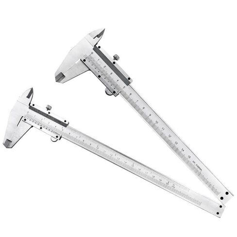 Vernier Caliper 6" 0-150mm 0.02mm Metal Gauge Micrometer Inside Outside Depth Step Measuring Tool in Kuwait