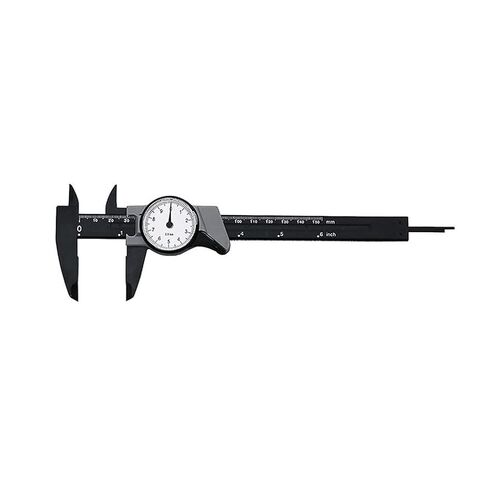 0-150mm Dial Caliper Shock-Proof Plastic Vernier High Precision Metric Micrometer Portable Gauge Measuring Tool in Kuwait