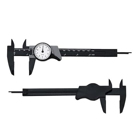 0-150mm Dial Caliper Shock-Proof Plastic Vernier High Precision Metric Micrometer Portable Gauge Measuring Tool in Kuwait
