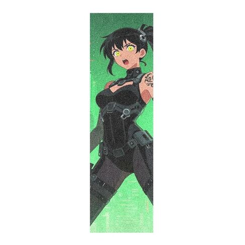 مثير فتاة يابانية مستقبلية أنيمي سكيتبورد شريط لحام فقاعة الحرة سكوتر Griptape 33 × 9 بوصة lija para patineta in Kuwait