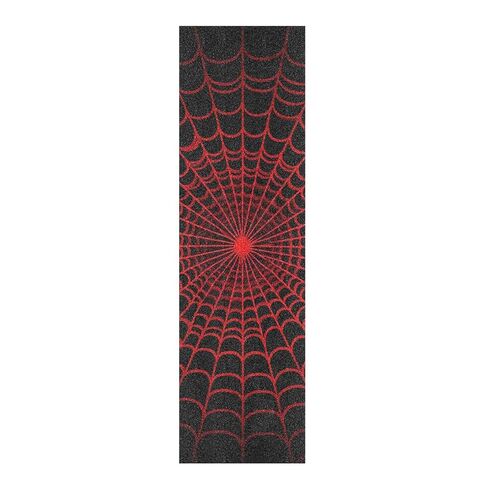 Bolaz Longboard Scooter Skateboard Grip Tape Sheet Deck Design Red Spiderweb Sandpaper Griptape Non Slip Tape Waterproof 44" x 10" in Kuwait