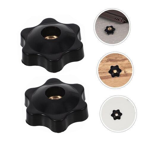 6pcs Adjustable Handle Screw Knob Plastic Hand Grip Knurled Knobs Easy Hand Tightening for Doors Equipment in Kuwait