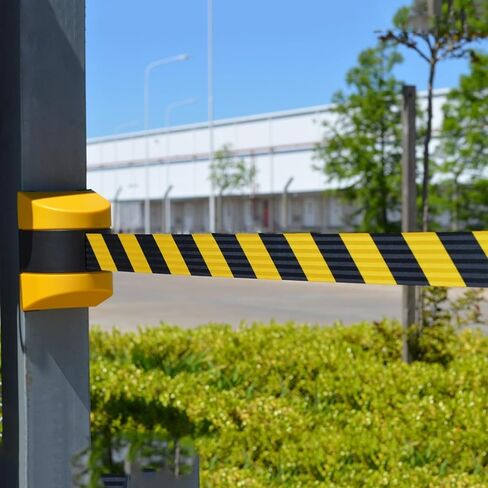 Magnetic Retractable Barrier Tape Safety, Safety Cordon Barrier, Queue Barrier Belt, Wall Mount Magnet adsorption for Separated Region(10M) in Kuwait