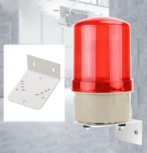 LED Rotating Strobe Beacon Warning Light Wall Mount Bracket/Rack (2Pcs) | Revolving Signal Lights Rack in Kuwait