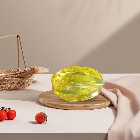 Artificial Fruit Figure Statue Sculpture Simulation Fruit Ornaments for Desktop Decoration, Persimmon in Saudi Arabia